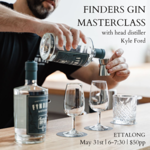 ettalong finders gin masterclass