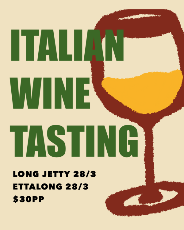 ettalong italian wine tasting