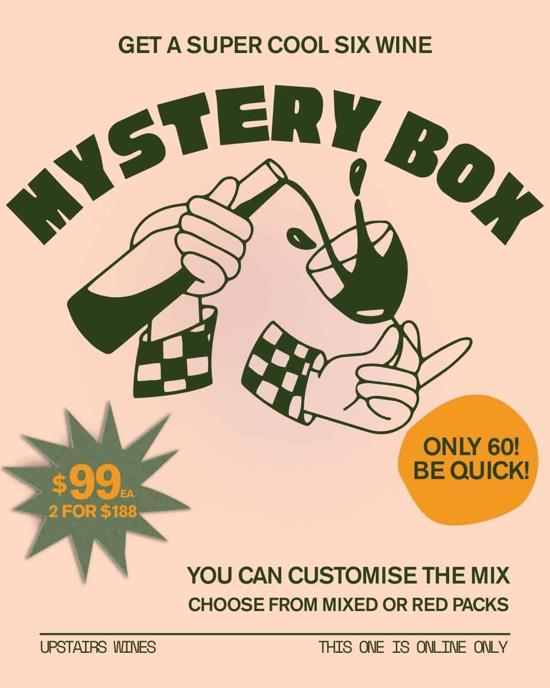 mystery box new 6 wine pack