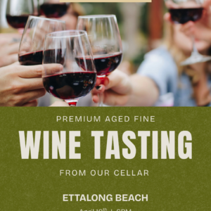 ettalong premium aged cellar wine tasting 10/04